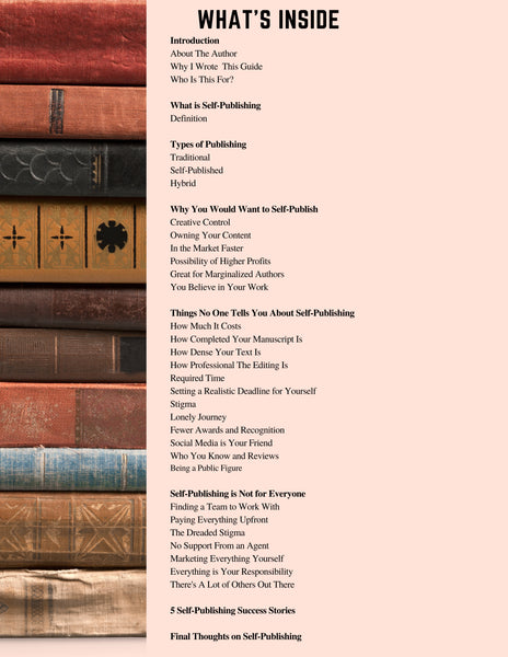 Self-Publishing Guide