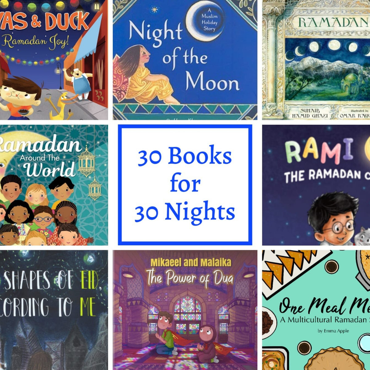 30 Books For 30 Nights Of Ramadan – Rahma Rodaah