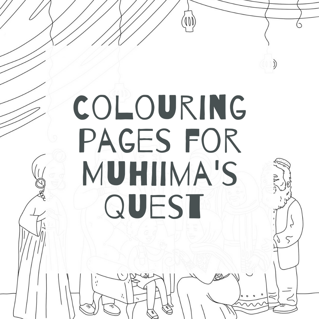 COLOURING PAGES FOR MUHIIMA'S QUEST